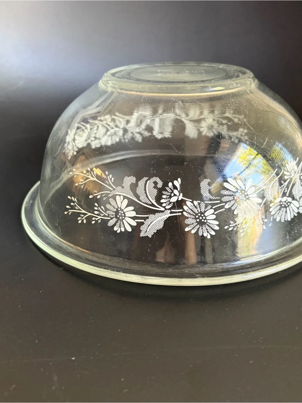 Pyrex vintage clear